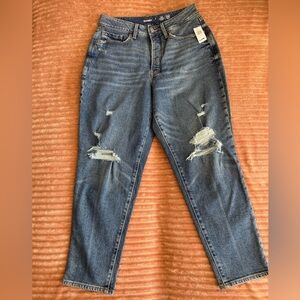 Old Navy Women's Distressed Blue Jeans Pant BrandNew Size 8